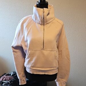 Lululemon Scuba Cropped Half-Zip Sweatshirt